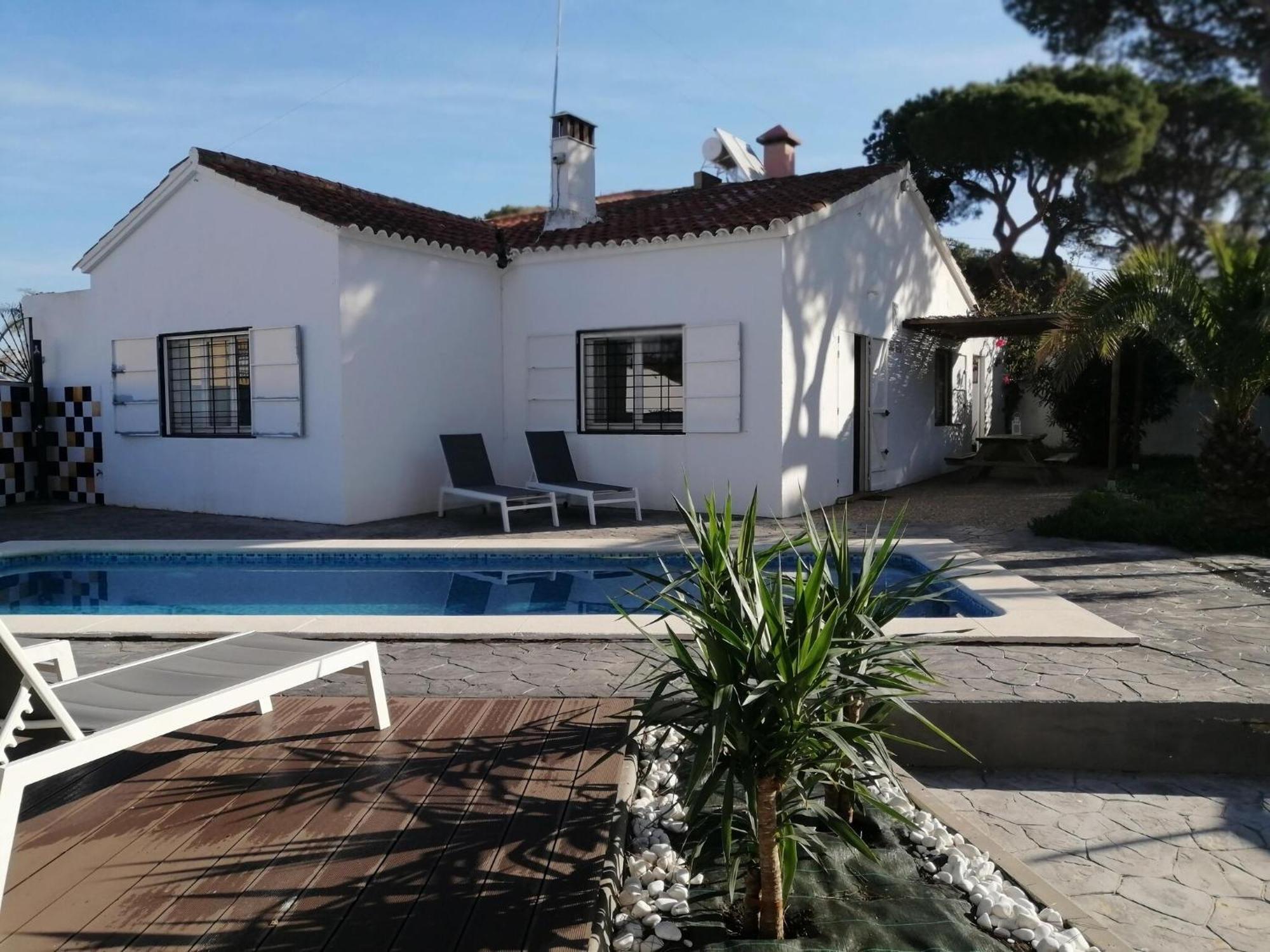 Belvilla By Oyo Blissful Villa With Private Pool Isla Cristina Bagian luar foto
